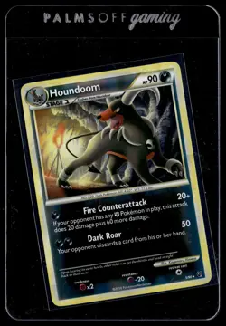 Houndoom 5/90 HGSS Undaunted Reverse Holo Rare Holo Pokemon - Image 1