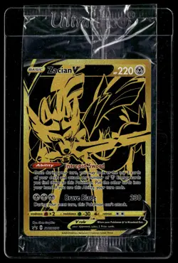 Zacian V SWSH076 SWSH Black Star Promo Pokemon - Image 1
