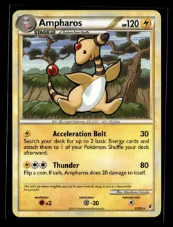 Ampharos 23/95 Call of Legends Rare Pokemon - Image 1