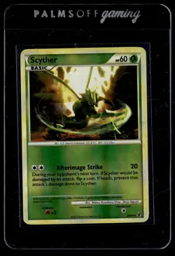 Scyther 36/90 HGSS Undaunted Reverse Holo Uncommon Pokemon - Image 1
