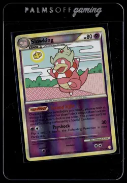Slowking 12/123 HeartGold & SoulSilver Reverse Holo Rare Holo Pokemon - Image 1