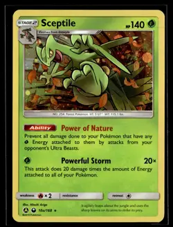 Sceptile 10a/168 Celestial Storm Rare Holo Pokemon - Image 1