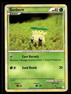 Sunkern 85/123 HeartGold & SoulSilver Common Pokemon - Image 1