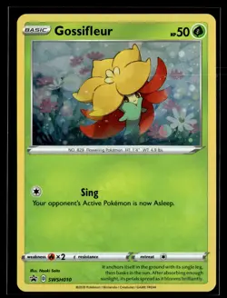 Gossifleur SWSH010 SWSH Black Star Promo Pokemon - Image 1