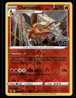 Charizard 010/078 Pokemon GO Reverse Holo Rare Holo Pokemon - Image 1