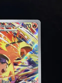 Ethan's Typhlosion 190/182 Sv10: Destined Rivals Pokemon TCG Illustration Rare - Image 3