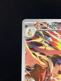 Ethan's Typhlosion 190/182 Sv10: Destined Rivals Pokemon TCG Illustration Rare - Image 4