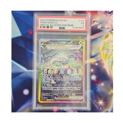 Pokemon Terapagos ex 170/142 Stellar Crown Special Illustration Rare Holo PSA 5 - Image 1