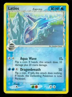 Pokemon LATIOS 22/110 Holon Phantoms RARE HOLO Theme Deck Exclusive- HEAVY PLAY - Image 1