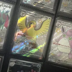 Pidgeot ex SV: Paldean Fates 221/091 Pokemon Card Holo - Image 1