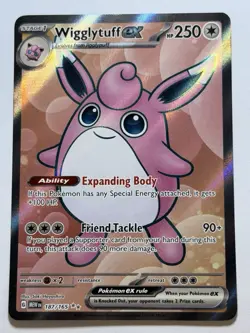 Pokemon TCG Wigglytuff EX Scarlet & Violet Holo Ultra Rare - Image 1