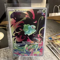 The Pokemon Company Bulbasaur Holo Full Art Me01 133/132 IR EN Basic 80 HP - Image 1