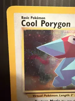Cool Porygon WoTC Promo Holo #15/53 English Pokemon Card - CREASE - Image 2