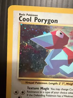 Cool Porygon WoTC Promo Holo #15/53 English Pokemon Card - CREASE - Image 3