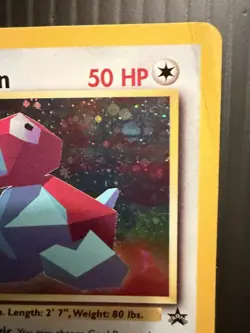 Cool Porygon WoTC Promo Holo #15/53 English Pokemon Card - CREASE - Image 4