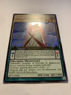 Yu-Gi-Oh! Qliphort Monolith SECE-EN020 Secret Rare MP/HP (see photos) - Image 2
