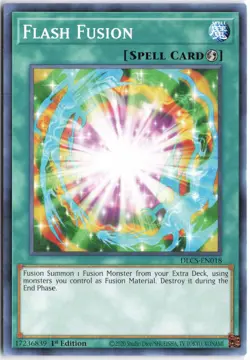 Yugioh - Flash Fusion DLCS-EN018 1st Edition - Dragons of Legend: The Complete S - Image 1