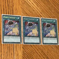 Yu-Gi-Oh! TCG Painful Decision Dimension of Chaos DOCS-EN065 1st Edition Secret - Image 1