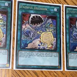 Yu-Gi-Oh! TCG Painful Decision Dimension of Chaos DOCS-EN065 1st Edition Secret - Image 2