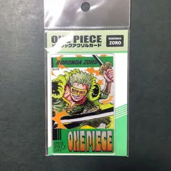 S4991 Roronoa Zoro Japanese One Piece Day 2025 Metallic Acrylic Card Sealed - Image 1