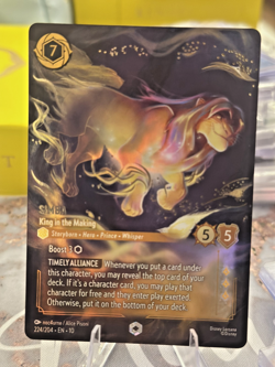 Disney Simba-King in the Making Enchanted Foil 224/204 The Lion King Lorcana TCG - Image 2