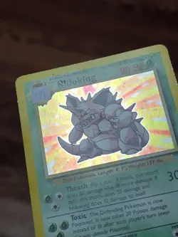 Nidoking 11/102 Holo Rare, Base Set Edition Pokemon Card 1999 WOTC MP*** - Image 3