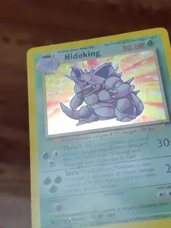 Nidoking 11/102 Holo Rare, Base Set Edition Pokemon Card 1999 WOTC MP*** - Image 4