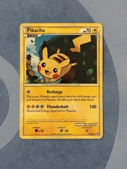 Pokemon TGC 2010 HG&SS Pikachu HGSS03 Black Star Promo Holo Card Rare NM - Image 1