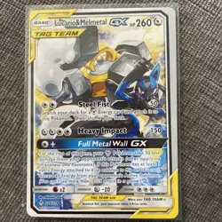 Pokemon TCG Lucario & Melmetal GX Tag Team Card Promo Pokemon English - Image 1