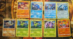 Pokemon Cracked Ice Holo Card Lot (9) - Image 1