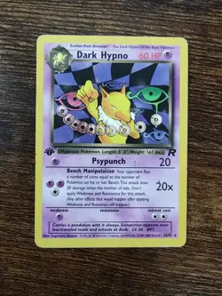 Dark Hypno 26/82 1st Edition Team Rocket Non Holo Pokemon Card HP - Image 1