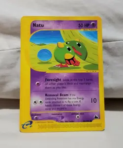 Natu Pokemon TCG Skyridge Common E Reader Non-Holo Card #80 80/144 - Image 1