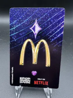 McDonald's Kpop Demon Hunters Photo Card - Rumi & Jinu - Holographic Ultra RARE - Image 2