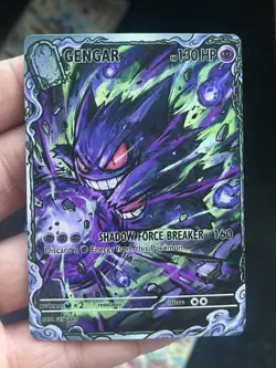 Gengar Heroes Holo Fan Art Custom Card Bundle - Image 1