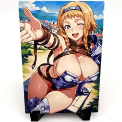 Queen's Blade Leina Vance Sexy Hot Anime Waifu Girl Lewd Goddess Story Art Card - Image 1