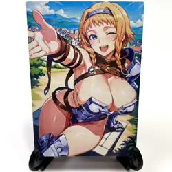 Queen's Blade Leina Vance Sexy Hot Anime Waifu Girl Lewd Goddess Story Art Card - Image 2