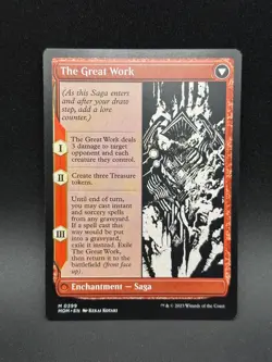 MTG Urabrask The Great Work M March of the Machine #299 - Image 2