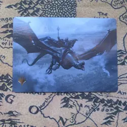 MTG - LotR Art Series: Lord of the Nazgul 64/81 - NM Condition gold stamp - Image 1