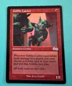 Goblin Lackey - Urza's Saga - MTG - Magic the Gathering - MP - Image 1