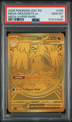 2026 POKEMON ASC EN-ASCENDED HEROES MEGA HYPER RARE MEGA DRAGONITE EX PSA 10 - Image 1
