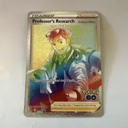 Pokemon SWSH Go Professor’s Research 084/078 Rainbow Rare - Image 1