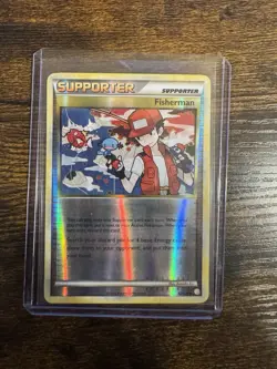 Pokemon TCG Fisherman Uncommon Holo Heartgold & Soulsilver 92/123 English 2010 - Image 1