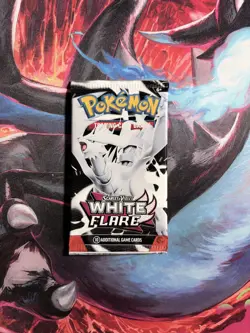 Pokemon White Flare Booster Pack Sealed English Scarlet & Violet - Image 1