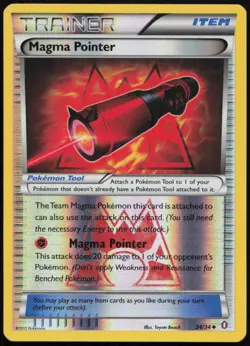 Magma Pointer 24/34 LP Double Crisis Uncommon Reverse Holo Pokemon - Image 1