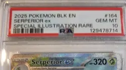 PSA 10 Pokemon Serperior EX Black Bolt Special Illustration - Image 2