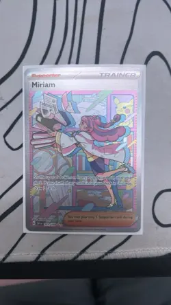 Pokemon Miriam 251/198 SV01 Scarlet & Violet Special Illustration Holo Trainer - Image 1