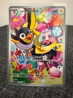 Pokemon TCG Iono's Wattrel 231/217 Ascended Heroes Full Art Rare - Image 1