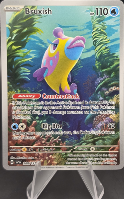 Pokemon Bruxish Illustration Rare Sv08 Surging Sparks 200/191 Holo English 2024 - Image 1