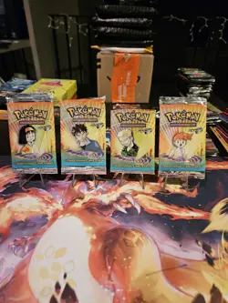 Pokemon Gym Heroes Booster Pack Art Set Empty ( DISPLAY ) - Image 1
