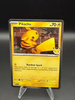 Pikachu (Pokemon Day 2026) 051/162 Holo Pokemon NM - Image 1